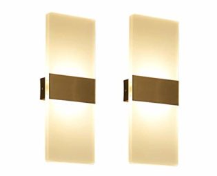GLXLSBZ Wall Lamp Simplicity Modern LED Wall Lamp Plug-in/Wall Mount Wall Light Creative Light Luxury Wall Lamp Warm Light Fixture Lamps， (Home Lighting) steampunk buy now online