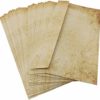 20 x Old Vintage Design Paper Envelopes DIN Lang for A4 Paper Great for Vintage invites and Letters steampunk buy now online