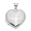 14k White Gold Domed Heart Photo Pendant Charm Locket Chain Necklace That Holds Pictures Fine Jewellery For Women Gifts For Her steampunk buy now online