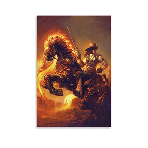 yique Steampunk Sheriff Poster Decorative Painting Canvas Wall Art Living Room Posters Bedroom Painting 12×08inch(30×20cm) steampunk buy now online