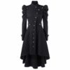 Women Plus Size Coats, Womens Vintage Steampunk Long Coat Gothic Overcoat Ladies Retro Jacket, forJacket Womens Winter Sale (Black-XL) steampunk buy now online