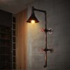 Vintage Wall Light Indoor Industrial Retro American LOFT Long Pole Design Rusty Color Baking Paint Iron Water Pipe Wall Lamp for House Bar Restaurants Coffee Shop Club Decoration steampunk buy now online