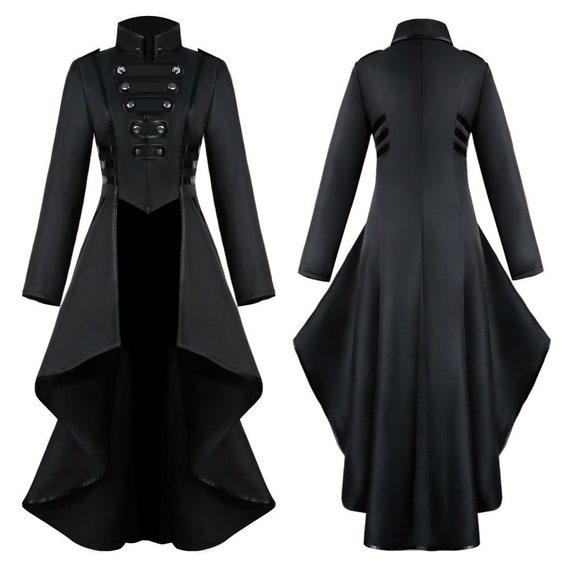 Women Tuxedo Gothic Steampunk Trench Medieval Victorian Costume by Qararli steampunk buy now online