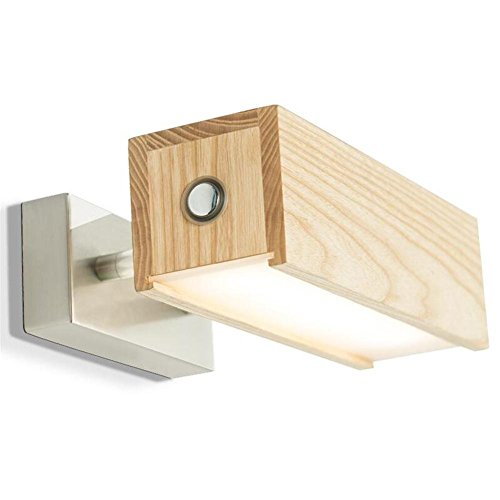 Led Wall Light Bedroom Living Room Bedside Reading Light Adjustable Angle and Touch Switch Dimmable Design Modern Minimalist Wood Wall Lamp steampunk buy now online