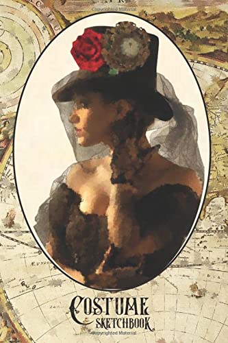 Costume Sketchbook: Steampunk Cosplay for Women Costume Planner and Notebook for Cosplay, Live Action Role Play (LARP) and Conventions steampunk buy now online