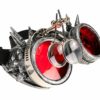 4sold Loupe Steampunk Black Cyber Goggles Rave Goth Vintage Victorian like Sunglasses (Grey Studs Eye Loupes) steampunk buy now online