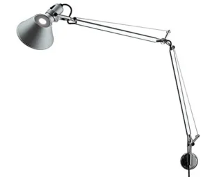 Wall Lights Fixtures Indoor Modern Simple Nordic Bedside Lamp Shade 360°Adjustable Large Silver Telescopic Folding Swing Arm Wall Lamp with Plug Wire and Switch for Living Room Bedroom steampunk buy now online