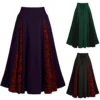 Sanahy Women Vintage Gothic High Waist Lace Patchwork Bandage Pleated Midi Skirt Elastic Waist Steampunk Retro Victorian Midi Skirt(Black,XXL) steampunk buy now online Sanahy Women Vintage Gothic High Waist Lace Patchwork Bandage Pleated Midi Skirt Elastic Waist Steampunk Retro Victorian Midi Skirt(Black,XXL) steampunk buy now online