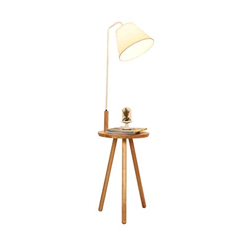 TJZY Northern Europe Vertical Led Floor Lamps Living Room Bedroom Study Solid Wood Reading Lamp Foot Switch E27 1.4M High steampunk buy now online