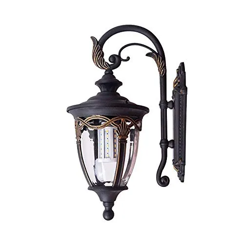 Outdoor wall lamp Retro Carved Aluminum Metal Wall Light Vintage Waterproof Rustproof Anti-Corrosion Wall Lamp Outside Wall Spotlights Gate Patio Yard Hall Street Decora steampunk buy now online