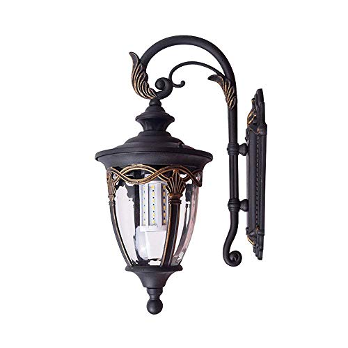 Outdoor wall lamp Retro Carved Aluminum Metal Wall Light Vintage Waterproof Rustproof Anti-Corrosion Wall Lamp Outside Wall Spotlights Gate Patio Yard Hall Street Decora steampunk buy now online