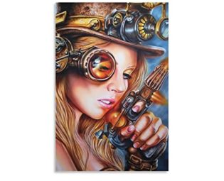 Fantasy Girl Steampunk Art Poster Poster Decorative Painting Canvas Wall Art Living Room Posters Bedroom Painting 08x12inch(20x30cm) steampunk buy now online
