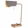 Leather Desk Lamp Simple Modern Hardware Creative Exhibition Hall Decorative Lighting Bedroom Study Reading Table Lamp steampunk buy now online