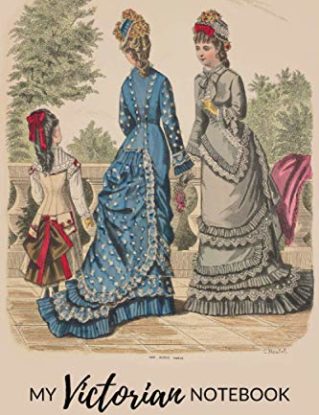 My Victorian Notebook #4 - Victorian Ladies and a Girl having a Walk: 100 lined pages - 6 x 9 in (15 x 23 cm) steampunk buy now online