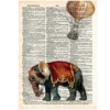 HSFFBHFBH Wall Art Canvas Painting Steampunk Elephant Dictionary Art Posters And Prints Hot Air Balloon Home Decoration Picture 30x40cm(11.8"x15.7") No Frame steampunk buy now online HSFFBHFBH Wall Art Canvas Painting Steampunk Elephant Dictionary Art Posters And Prints Hot Air Balloon Home Decoration Picture 30x40cm(11.8"x15.7") No Frame steampunk buy now online