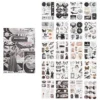 Lychii 160pcs (20Sheets) Scrapbooking Stickers, Self-Adhesive Assorted Pattern DIY Sticker for Scrapbook, Notebook, Journal, Calendar, Planner steampunk buy now online