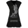 Spiral - Enslaved Angel - Stud Waist Mini Dress Black - XL steampunk buy now online
