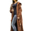 Visky Women Cardigan Long Sweater - Hooded Cardigan With Pockets Ankle Length Coats Chunky Knit Open Front Maxi Cardigan Kimono steampunk buy now online