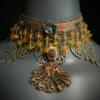 LUELLA - Steampunk Patina Necklace Choker by paintertainment steampunk buy now online