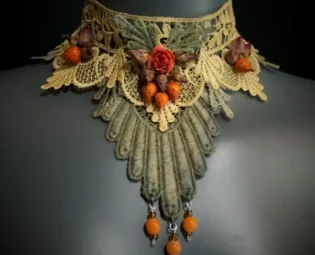 MASALA - Ethnic Inspired Necklace Choker by paintertainment steampunk buy now online