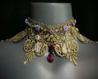 TILLIE - Steampunk Necklace Choker by paintertainment steampunk buy now online