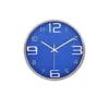 JRZTC Wall Art Decor Blue Wall Clock 14 Inch Silent Non-Ticking Modern Stylish Quartz Clocks for Home Kitchen Living steampunk buy now online