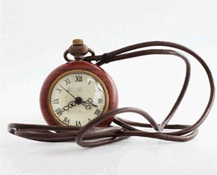 BJH Watch Pocket Watch Creative Wooden Vintage Pocket Watch Girl's Retro Quartz Pocket Watch steampunk buy now online