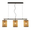 LBSWYH Nordic Simple Woven Pendant Light Chandelier Farmhouse Bamboo Lighting Fixtures 3-Lights Wicker Lamp Woven Chandelier Living Room Bar Dining Room Ceiling Hanging Light steampunk buy now online