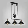 3-Light Pulley Pendant Light, Kitchen Island Light Adjustable Industrial Rustic Chandelier Farmhouse Vintage Ceiling Lights Fixture for Kitchen Island Dining Room Foyer steampunk buy now online 3-Light Pulley Pendant Light, Kitchen Island Light Adjustable Industrial Rustic Chandelier Farmhouse Vintage Ceiling Lights Fixture for Kitchen Island Dining Room Foyer steampunk buy now online
