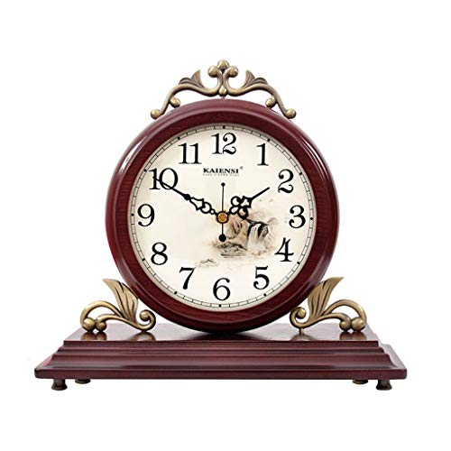 Spacmirrors Double-Sided Clock Living Room Decorated Grandmother Clock Mute Does Not Tick Battery Operation Home Decoration Gift Pendulum Clock steampunk buy now online