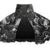 Cykxtees Steampunk Renaissance Victorian Gothic Theater Brocade Collar Capelet Silver Black steampunk buy now online