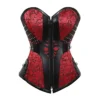 N/A Women's Corsets Corsets Steampunk Faux Leather Corsets Lace Up Zipper (Color : D, Size : XL code) steampunk buy now online