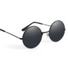 Komonee Lennon Style Black Flat Lens Round Retro Classic Sunglasses Vintage Hippy Tea Shades Unisex Steampunk UV400 Protection steampunk buy now online
