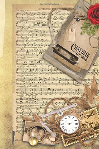 Costume Sketchbook: Steampunk Characters Costume for Women Notebook Gift for Cosplay, Live Action Role Play (LARP) and Conventions steampunk buy now online