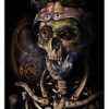 5D Adult Diamond Painting Steampunk Skull Full Circle Crystal Rhinestone Cross Stitch Embroidery Craft Diamond Mosaic Art Kit Home Decor Gift 12x16 inch steampunk buy now online