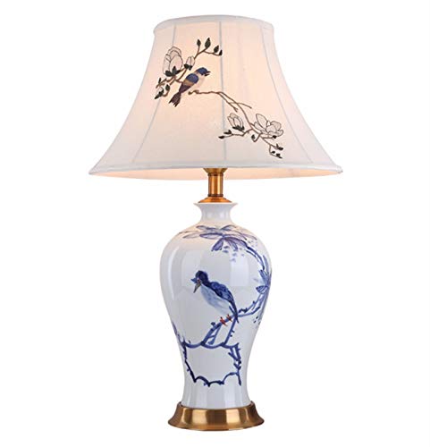Ceramic Desk Lamp,New Chinese Classical Creative Personality Retro Table Lamp,Bedside Lamp in Living Room,Study and Home Bedroom steampunk buy now online