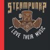 Steampunk? I love their Music!: Steampunk Notebook Journal - 120 graph paper checked pages - 6x9 inch format - without margins steampunk buy now online