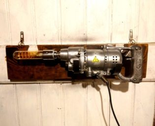 Steampunk Thor 4202 Electro-Gun Lamp Conversion, Industrial Decor, Unique, Statement by outhouseworkshop steampunk buy now online