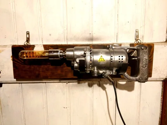 Steampunk Thor 4202 Electro-Gun Lamp Conversion, Industrial Decor, Unique, Statement by outhouseworkshop steampunk buy now online Steampunk Thor 4202 Electro-Gun Lamp Conversion, Industrial Decor, Unique, Statement by outhouseworkshop steampunk buy now online