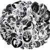 100 Pieces Gothic Stickers for Water Bottle, Black White Skull Stickers, Waterproof Vinyl Stickers Horror Thriller Stickers Bumper Skateboard Waterproof Vinyl Decals Cool Graffiti Stickers Pack steampunk buy now online