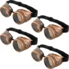 SGBETTER 4 Pack Steampunk Goggles Vintage Goggles for Men Women Halloween Steampunk Theme Party Punk Gothic Cosplay Costume Accessories, Red Copper steampunk buy now online