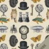 Steampunk: Lined notebook with a Steampunk-themed cover and interior. steampunk buy now online