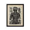 Nervous System Print - Scientific Art Prints - Steampunk Poster - Vintage Dictionary Wall Art - Anatomy Print - Frame Not Included steampunk buy now online