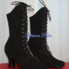 EASTER SALE Mother's Day Sale Black Boots Black Suede leather Boots Black Victorian Boots Retro Boots Edwardian Boots Custom made boots 1900 by VictorianBoots steampunk buy now online EASTER SALE Mother's Day Sale Black Boots Black Suede leather Boots Black Victorian Boots Retro Boots Edwardian Boots Custom made boots 1900 by VictorianBoots steampunk buy now online