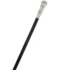 Vynche Pimp Cane Black With Silver Top Fancy Dress Walking Stick Accessory steampunk buy now online