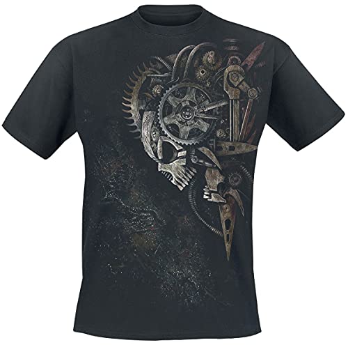 Spiral - Diesel Punk - T-Shirt Black - L steampunk buy now online
