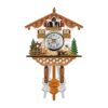 Spacmirrors Retro Style Wooden Cuckoo Wall Clock Art Wall Mounted Cuckoo Clock Roman Numeral Handcraft Wall Clock steampunk buy now online