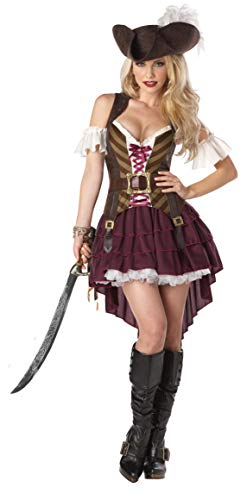 California Costumes Women's Adult-sized Adult Costume, Burgundy, M UK steampunk buy now online