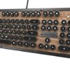 AZIO, Retro Classic, R.C., ELWOOD mechanical Bluetooth Keyboard, vintage look with United Kingdom Layout steampunk buy now online