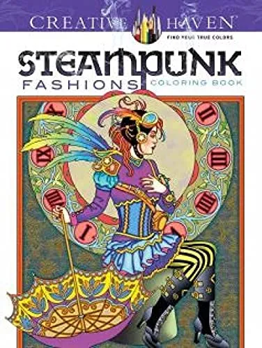 Creative Haven Steampunk Fashions Coloring Book steampunk buy now online